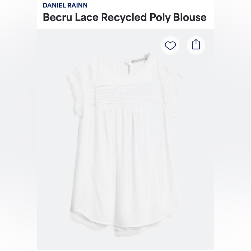 Daniel Rainn Becru Lace Blouse